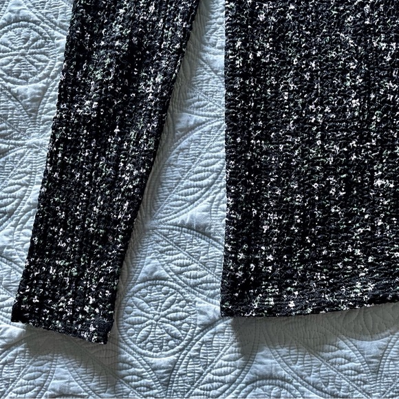 Loft Floral Popcorn Knit Long Twist Sleeve Top Blouse Size S NWOT - Picture 12 of 12